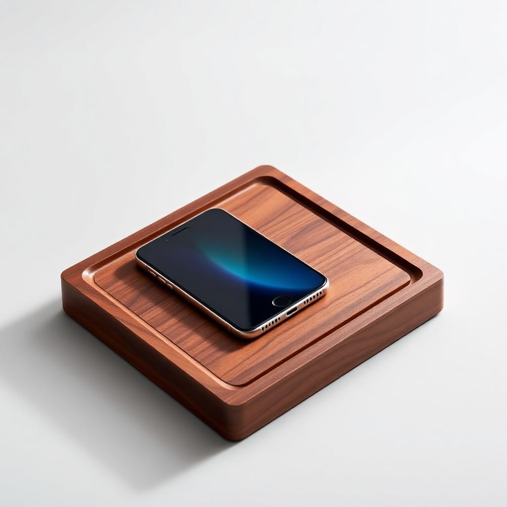 Atlas Walnut Charging Valet